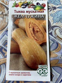 Семена Тыква, Жемчужина мускатная, 1 г, цветная упаковка, Гавриш - фото 3 от пользователя