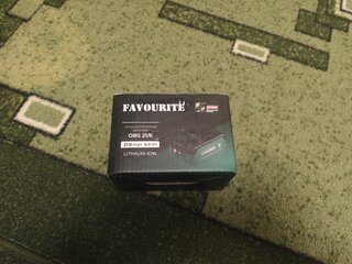 Батарея аккумуляторная 6000 мА·ч, Li-Ion, 21 В, Favourite, OBS 21/6, 150002216 - фото 1 от пользователя