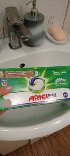 Капсулы для стирки Ariel, Liquid Capsules Горный родник, 28 шт, 19.5 г - фото 4 от пользователя