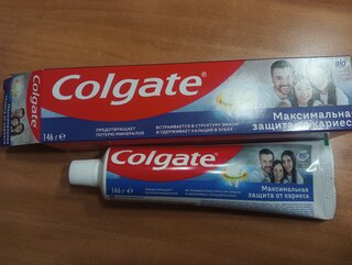 Зубная паста Colgate, Максимальная Защита от Кариеса Свежая Мята, 100 мл - фото 1 от пользователя