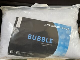 Подушка 50 х 70 см, полиэстер, Bubble, чехол микрофибра, ИвШвейСтандарт, ПБ-57 - фото 5 от пользователя