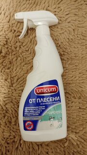 Чистящее средство для удаления плесени, Unicum, спрей, 500 мл - фото 3 от пользователя