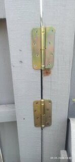 Петля накладная для деревянных дверей, БелТИЗ, 130х74 мм, левая, ПН1-130, оцинкованная - фото 1 от пользователя