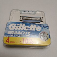 Сменные кассеты для бритв Gillette, Mach3 Start, для мужчин, 4 шт, MAG-81651733 - фото 1 от пользователя