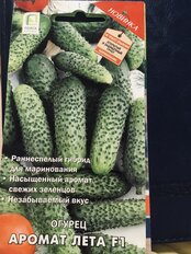 Семена Огурец, Аромат лета F1, цветная упаковка, Поиск - фото 1 от пользователя