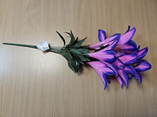 Цветок искусственный пасхальный, Лилии, 6 головок, 60 см, в ассортименте, F49-129 - фото 2 от пользователя