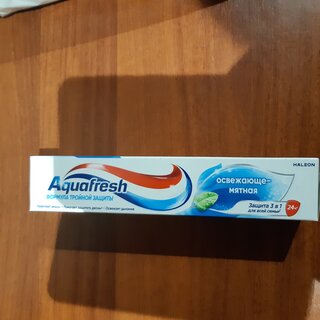 Зубная паста Aquafresh, Освежающе-мятная, 100 мл - фото 1 от пользователя