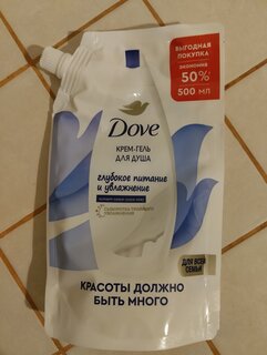 Гель для душа Dove, Глубокое питание и увлажнение, 500 мл - фото 1 от пользователя