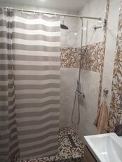 Штора для ванн 200х180 см, Peva, Полосы, капучино, STSC2828C - фото 4 от пользователя