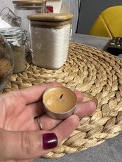 Свеча ароматическая, 1.2х3.8 см, чайная, 6 шт, Kukina Raffinata, Персик, малая, в коробке, 202830 - фото 7 от пользователя