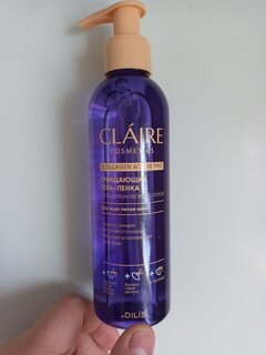 Гель-пенка для лица, Claire Cosmetics, Collagen Active Pro, очищающий, 195 мл - фото 7 от пользователя