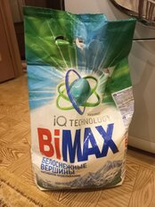 Стиральный порошок BiMAX, 3 кг, автомат, для белого белья, Белоснежные вершины - фото 1 от пользователя