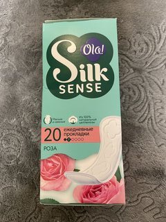 Прокладки женские Ola, Silk sense daily deo Бархатная роза, ежедневные, 20 шт - фото 7 от пользователя