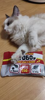 Родентицид Ратобор, от грызунов, зерно, 250 г, красный - фото 8 от пользователя