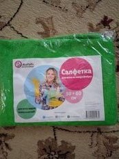 Салфетка бытовая для пола микрофибра, 0.6х0.5 м, в ассортименте, Марья Искусница, УК - фото 2 от пользователя