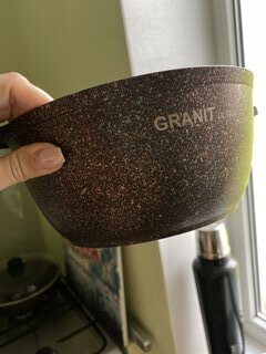 Ковш алюминий, антипригарное покрытие, 2.2 л, съемная ручка, Kukmara, Granit Ultra, кга0225а, в ассортименте - фото 7 от пользователя