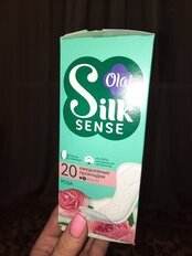 Прокладки женские Ola, Silk sense daily deo Бархатная роза, ежедневные, 20 шт - фото 1 от пользователя