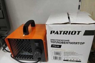 Пушка тепловая электрическая, Patriot, PTQ 2S, 2 кВт, 150 м³/ч, керамический элемент, 2 режима, квадратная, 633307204 - фото 8 от пользователя