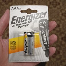 Батарейка Energizer, ААА (LR03, R3), Power, алкалиновая, 1.5 В, блистер, 2 шт, E300132702 - фото 9 от пользователя