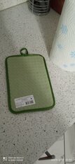 Прихватка 22х14 см, вафельная ткань, 100% хлопок, шелкография, Луговые травы, В-22 - фото 6 от пользователя