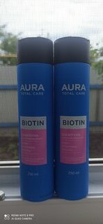 Шампунь Aura, Total Care, Biotin Восстанавливающий, 250 мл - фото 7 от пользователя