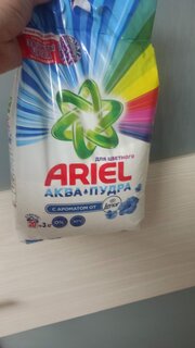 Стиральный порошок Ariel, 3 кг, автомат, для цветного белья, Ленор Эффект Воздушная свежесть - фото 1 от пользователя