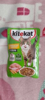 Корм для животных Kitekat, 85 г, для кошек, курица в желе, пауч - фото 6 от пользователя