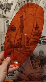 Селедочница пластик, овальная, 12.7х24.6х2.5х24.6 см, апельсин, Fresh, Berossi, ИК13950 - фото 1 от пользователя
