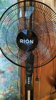 Вентилятор напольный, Rion, 45 Вт, 3 скорости, индикатор скорости, таймер, с ПДУ, черный, FS40-A (37R) - фото 4 от пользователя