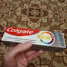 Зубная паста Colgate, Total 12 Чистая мята, 75 мл - фото 8 от пользователя