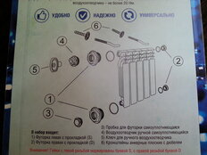 Комплект монтажный для радиатора, 3/4&quot;, 11 предметов, 2 кронштейна, STI, Т0000001123 - фото 9 от пользователя