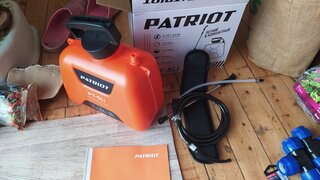 Опрыскиватель садовый аккумуляторный, Patriot, 5 л, Li-ion, 2.4 А.ч, 3.7 В, пластик, ранцевый, телескопическая штанга, 600 мм, PT-5Li - фото 5 от пользователя