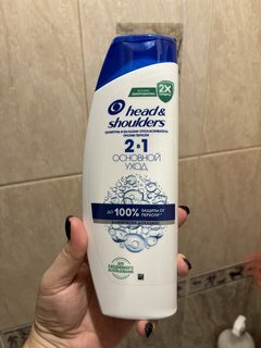 Шампунь Head &amp; Shoulders, 2в1 Основной уход, против перхоти, 400 мл - фото 2 от пользователя