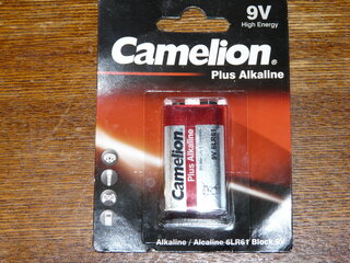 Батарейка Camelion, 9V (6LR61), Alkaline Plus, щелочная, 9 В, блистер, 1655 - фото 1 от пользователя