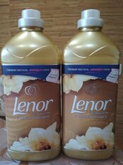 Кондиционер для белья Lenor, 1.8 л, Золотая орхидея, 1+1, 3.6 л, концентрат - фото 1 от пользователя