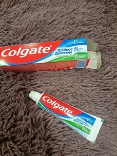 Зубная паста Colgate, Тройное действие, 50 мл - фото 7 от пользователя