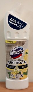 Средство для мытья полов Domestos, Чистота и блеск, Лимон и мята, 1 л - фото 3 от пользователя