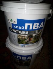 Клей ПВА Ecolux, строительный, однокомпонентный, 1 кг - фото 2 от пользователя