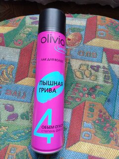 Лак для волос Olivia, Пышная грива, 250 мл - фото 2 от пользователя