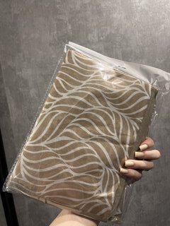 Кофр для хранения, с крышкой, складной, 60х45х30 см, с молнией, с ручкой, бежевый, Листья, UC-215 - фото 5 от пользователя