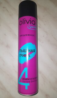 Лак для волос Olivia, Пышная грива, 250 мл - фото 4 от пользователя