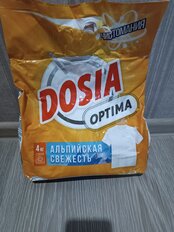 Стиральный порошок Dosia, 4 кг, автомат, для белого белья, Optima Альпийская свежесть - фото 9 от пользователя