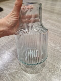 Ваза стекло, настольная, 20х13 см, A060230, прозрачная - фото 2 от пользователя