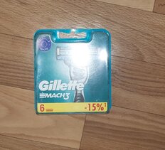 Сменные кассеты для бритв Gillette, Mach3, для мужчин, 6 шт - фото 4 от пользователя