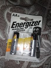 Батарейка Energizer, АА (LR06, LR6), Power, алкалиновая, 1.5 В, блистер, 4 шт, E300132901 - фото 9 от пользователя