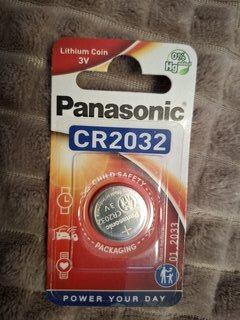 Батарейка Panasonic, CR2032, Power Cells, литиевая, 3 В, блистер, 2765 - фото 1 от пользователя