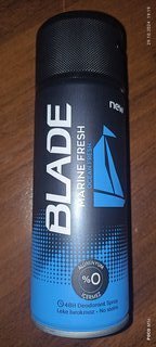 Дезодорант BLADE, Marine Fresh, для мужчин, спрей, 150 мл - фото 1 от пользователя