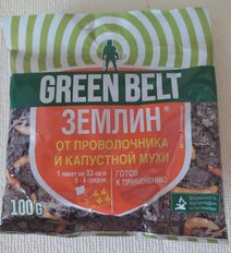 Инсектицид Землин, от проволочника, мух капустных, 100 г, Green Belt - фото 5 от пользователя