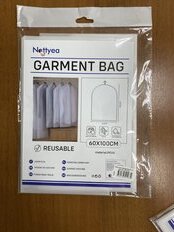 Чехол для одежды 60х100 см, пластик, без кармана, Y822-021 - фото 5 от пользователя