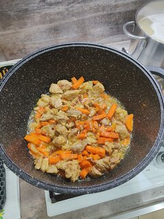 Казан алюминий, антипригарное покрытие, 8 л, Гранит, с крышкой, Горница, кн4302аг - фото 4 от пользователя
